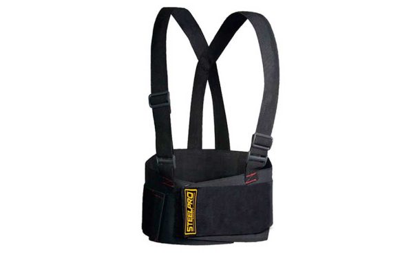 FAJA LUMBAR CON SUSPENSOR - STEELPRO