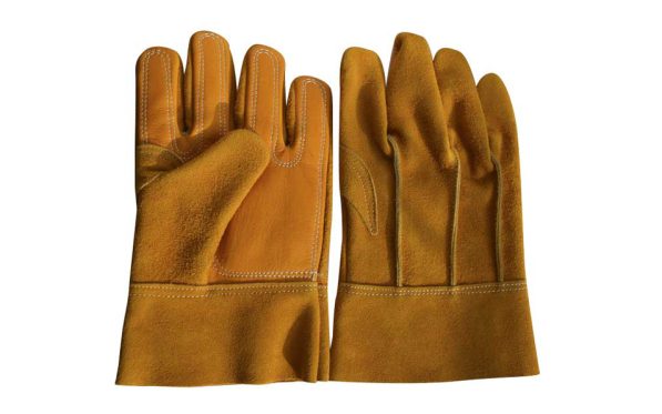 GUANTES CUERO DE RES CON REFUERZO INTERIOR - T&V